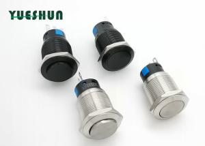 Quality Oxidized Aluminum Push Button Switch 19mm 5A 250V AC OEM ODM Available wholesale