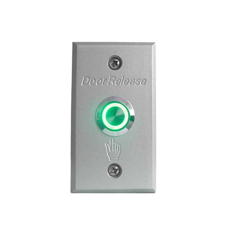 Flush Mount Momentary Switch Door Exit Push Button For Access Control OEM Sign with LED Light