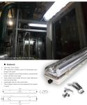 LT8 Explosion Proof Led Fluorescent Tube Liner Light Atex Hazardous