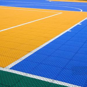 China 305*305*10mm PP Interlock Modular Sport Tiles Children's Playground on sale