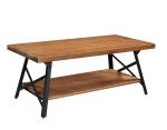 Metal Legs 43inch Livingroom End Table Rustic Wood Coffee Table 34lb
