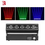 DJ Disco LED Stage Light 6x40W RGBW 4in1 Zoom Wash Moving Pixel Beam LED Light