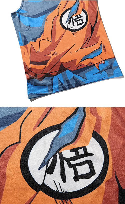 Cool Unisex Dragon Ball Super Son Goku T Shirts Anime Short Sleeve Tee Tops M - 3XL