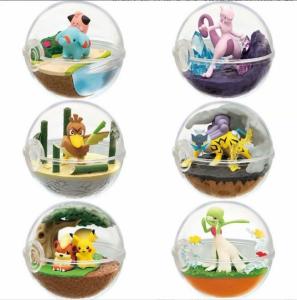 Quality Factory Custom 3D New Design Re-ment Terrarium Pokeball Collection toy wholesale