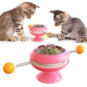 Quality Multifunction Windmill Interactive Cat Toy Turntable Massage Scratching ODM ABS 178g wholesale