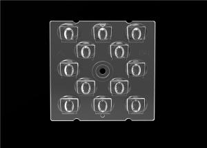 Quality High Efficiency 93% Power LED Lens , 12 In 1 Square LED Lens For LED Lamp wholesale