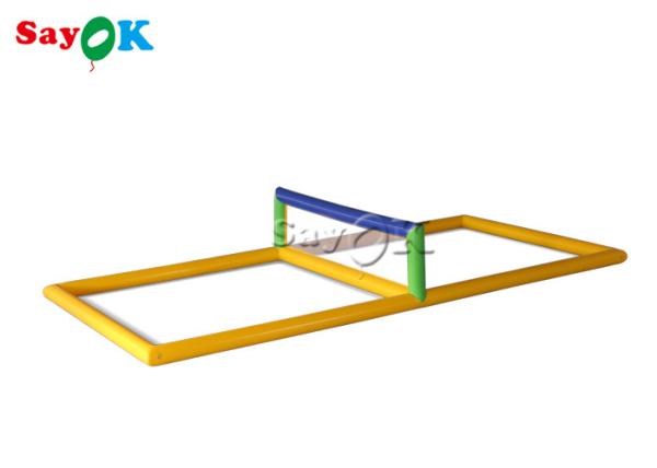 Inflatable Water Parks Adults Interactive Inflatable Water Volleyball Court