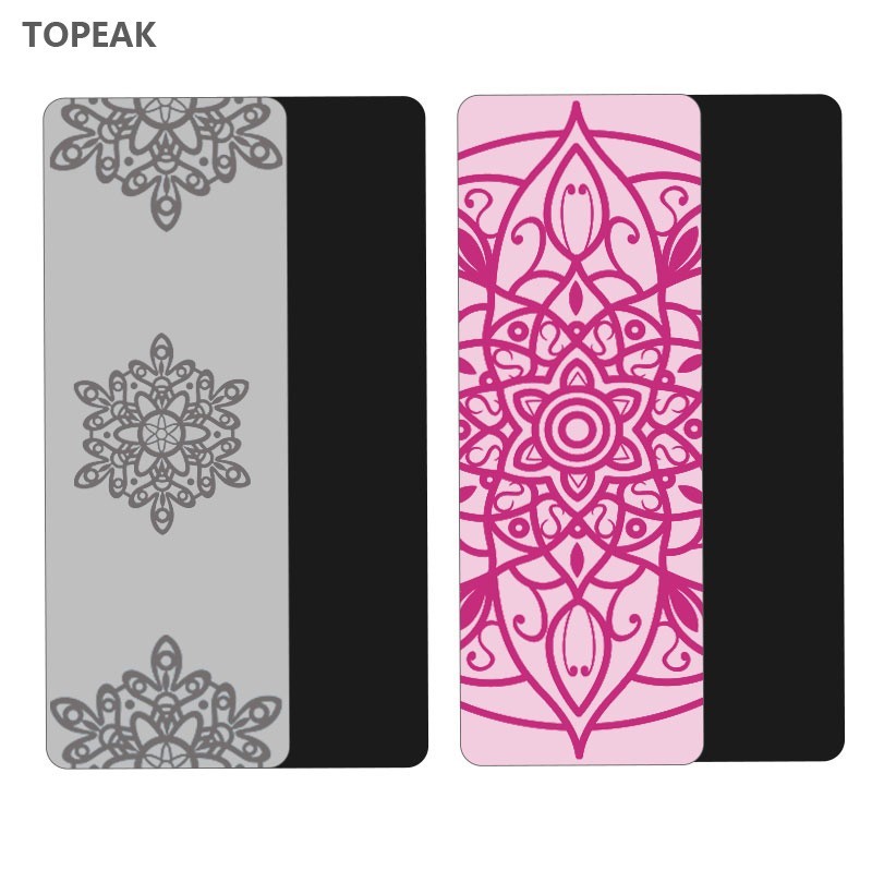 Tpe Pu Rubber Yoga Mat 72 X 32 72 X 36 4mm Blue Green