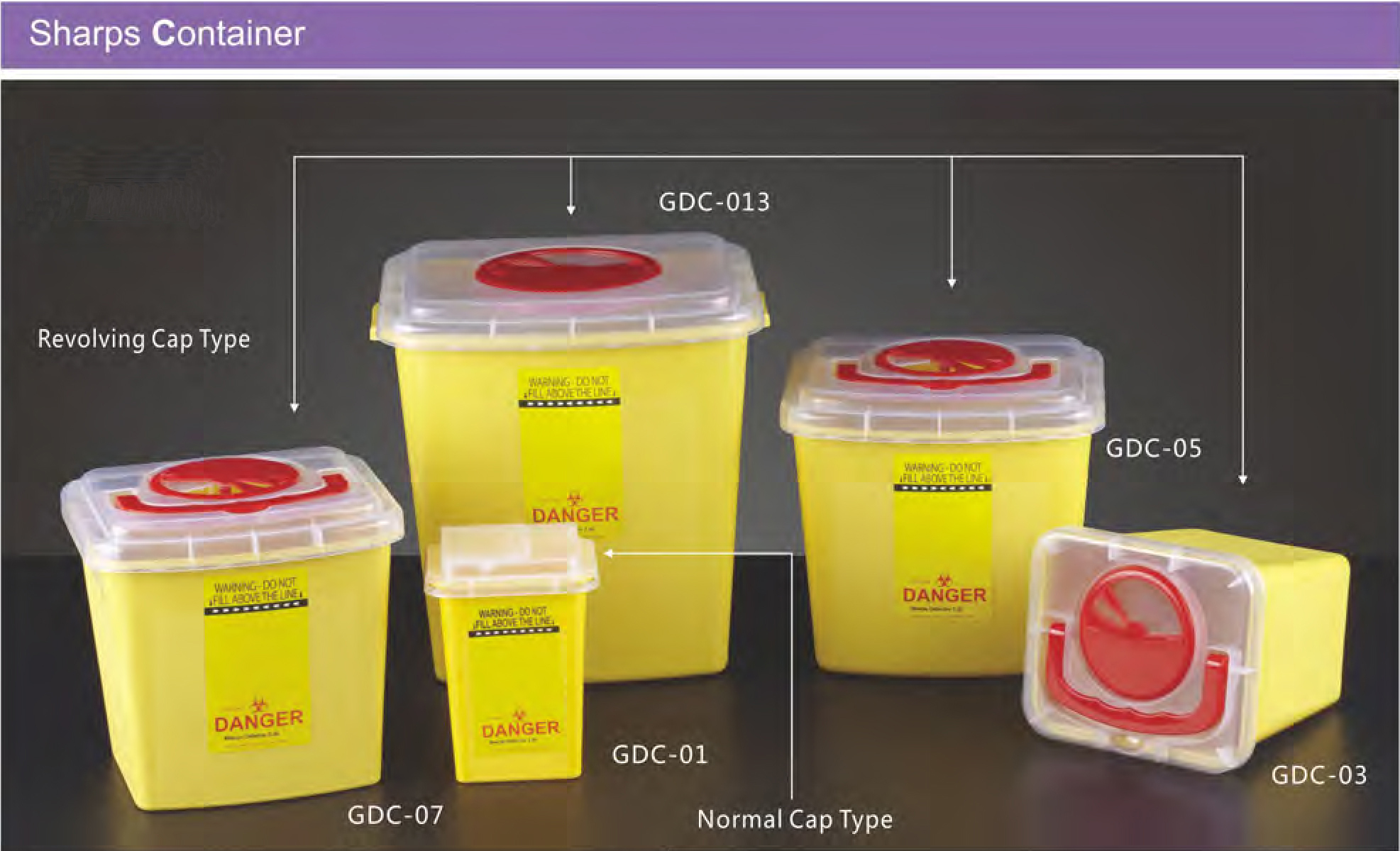 Sharps Container Hospital Plastic Medical Disposable Sharps Container