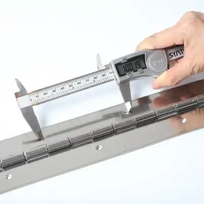 1.8-meter Length Heavy-Duty Stainless Steel Continuous Piano Hinge for Cabinet Doors