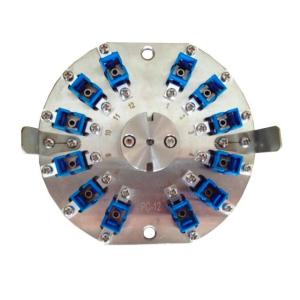 Quality Center Pressure Round SC PC Fiber Polishing Disc Jig 12 Connectors wholesale