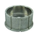 Silver Dry Edge Electroplated Diamond Grinder Wheel ODM Logo