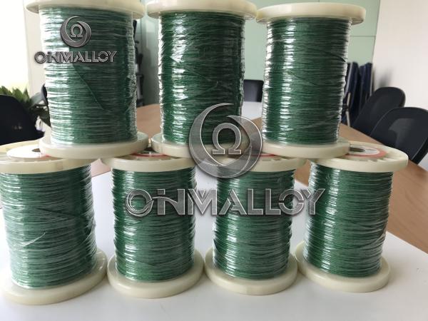 GB/T Standard Color Alumel Thermocouple Alloy Cable 500 Degree Fiberglass