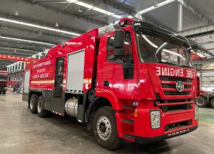 Quality 6x4 10 Wheeled Large Fire Engine Vehicle 290hp 10 Ton With Double Cabin wholesale