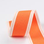 Stitched Edge Polyester Ribbon 6mm-40mm Poly Ribbon Rolls Green Red