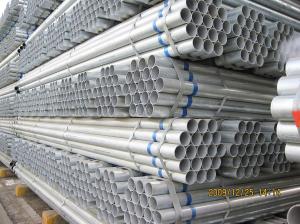 Quality Construction Purpose Galvanized Steel Pipe Beveled End For Low Pressure Liquid wholesale