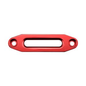 Quality Jeep Emergency Self Recovery Winch Rope Fairlead Red Durable 4000 Lbs wholesale