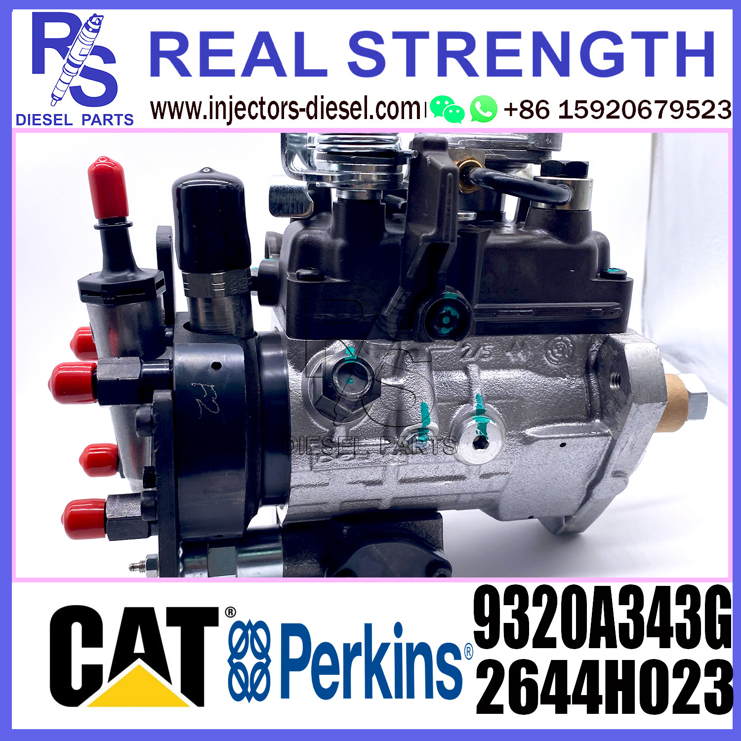 Delphi 4 Cylinder Fuel Injection Pump 2644H023 9320A343G 9320A345G 9320A348G 9320A349G 2644H023 For Perkins DP210 Engine