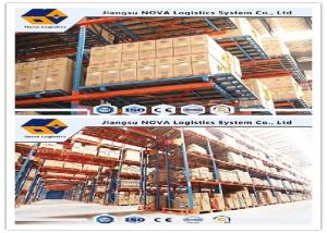 Quality Conventional Selective Warehouse Shelving Systems , Industrial Heavy Duty Pallet Racking Storage wholesale