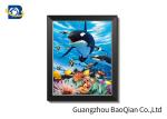 0.6mm PET + Pearl Film 3D Lenticular Pictures With PVC Frame