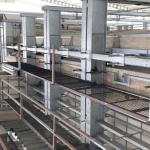 Natural Gas 200TPD Fused AZS Glass Melting Furnace