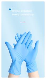 Quality Blue Synthetic Disposable Gloves Multiple Purpose Customized Logo wholesale
