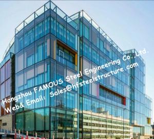 Quality Tinted Color Invisible Frame Aluminum Glass Façade Curtain Wall Double Glazed Spandrel Glass Insulation wholesale