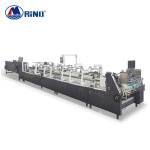 Carton Auto Folder Gluer Machine For Paperboard Pasting Gluing
