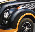 NEV Electric Vintage Club Car 72 Volt 35 MPH Electric Golf Cart
