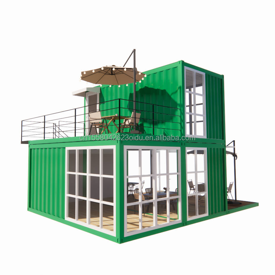 Fully Furnished Container Housing Customized Color 20 ft Sea Freight Container for Hotel and Supermarket Needs Only