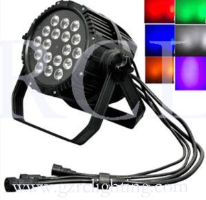 Quality IP65 Waterproof Digital Display LED 18Bulbs x 18W Balck Cast RGBWA+UV Par Light LED 18Bulbs RGBWA+UV LED Par Light wholesale