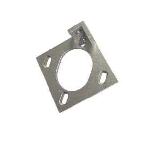 Quality CNC Machining Metal Welding Parts Silver Anodized Bracket Automotive Construction wholesale