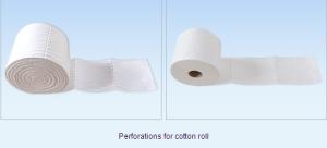 Quality Length 100sections Width 120mm Perforation For Cotton Roll wholesale
