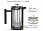 Black Color Double Wall Coffee Plunger Ss French Press Coffee Maker 27/34/51oz