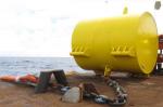 Customized Steel Marine Mooring Buoys On Water