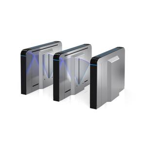 Quality RS485 TCP Flap Barrier Turnstile Pedestrian Speed Gates AC220V wholesale