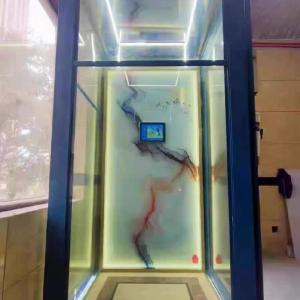 Quality 2.2 Kw Motor Stainless Steel Frames of Cabin Hydraulic Elevators for Heavy Duty wholesale