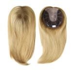 100% European Virgin Hair women Mono hair topper natural color double drawn full