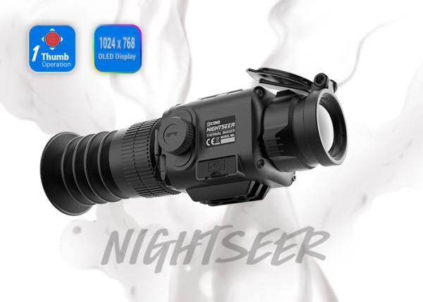 Unique One Thumb Operated Thermal Imaging Sight High Resolution 1024*768 OLED