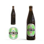 Waterproof label Beverage beer Bottle Label Paper Self Adhesive Custom Labels