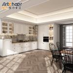 High Durability Pure White / Blue Shaker Style Kitchen Cabinets Manufactured By