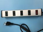 4 Way Italian Metal Power Strip With Surge Protector