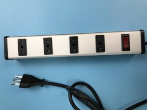 Quality 4 Way Italian Metal Power Strip With Surge Protector wholesale