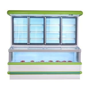 Quality Four Swing Doors Combination Commercial Display Freezer wholesale