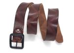 Male Leather Causal Dress Belt With Classic Single Prong Buckle