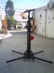 Black Color Adjustable 2M To 6M Theatrical Light Truss Stands / Concert Truss