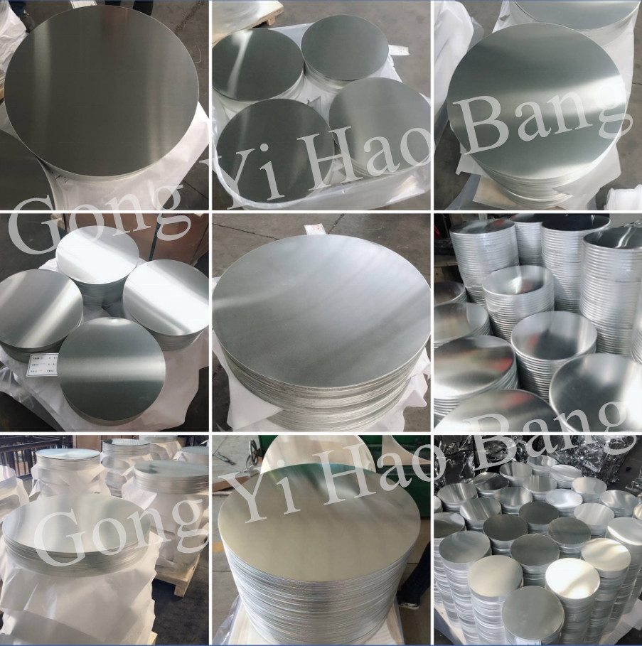 Spinning Treatment Aluminium Discs Circles 1050 1070 1100 3003 5052