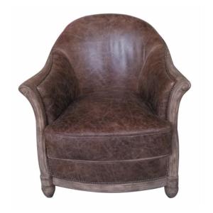 Quality Classic Italian Defaico Furniture Single Leather Sofa Chair SGS wholesale