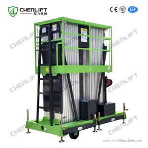 Quality 16m Hydraulic Lift Platform Aluminum Aerial Work Platform Vertical Lift 200Kg wholesale