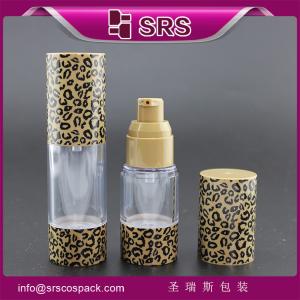 Quality cylinder pump airless bottle for skin care cream with quality ,airless cosmetic pump bottle wholesale
